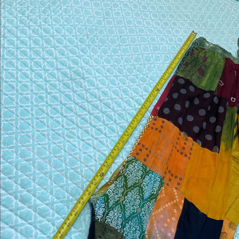 patchwork, balloon style harem , and pants with p… - image 6